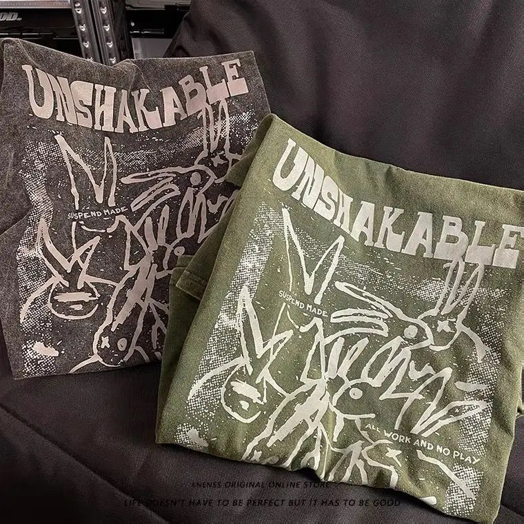 "Unshakable" Grunge Graphic Tee